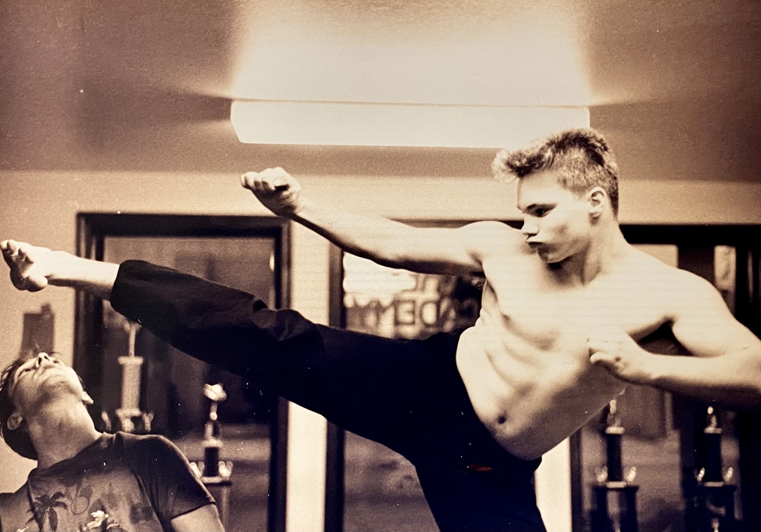 Circa 1986 in my first dojo downtown Meridian, Idaho